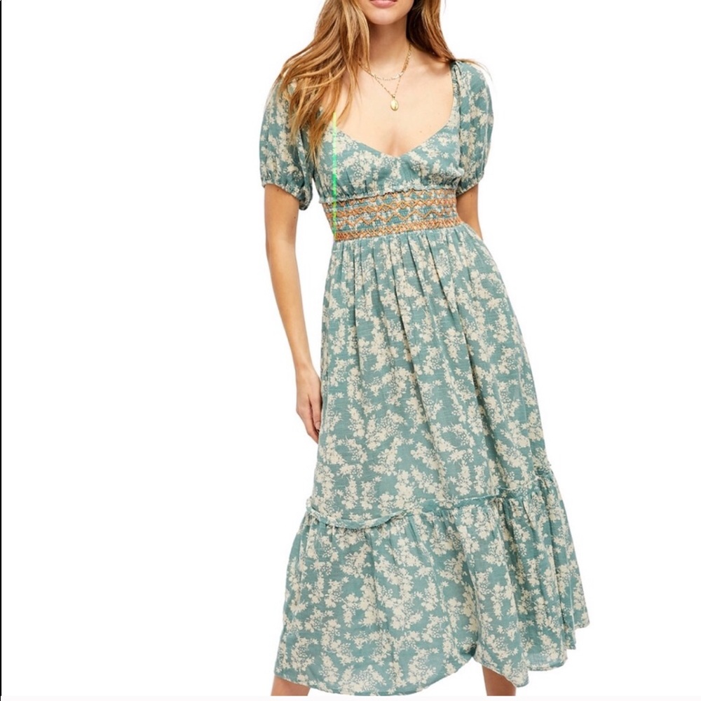 Free People Ellie Printed Maxi